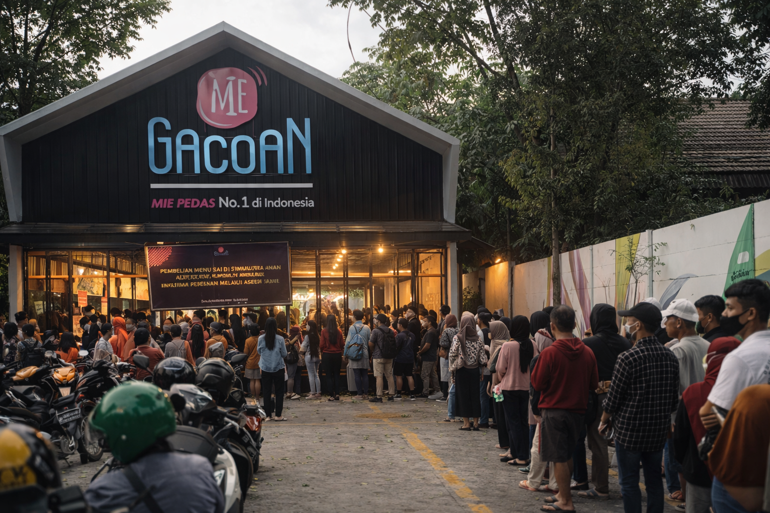 Suasana Mie Gacoan Bitung